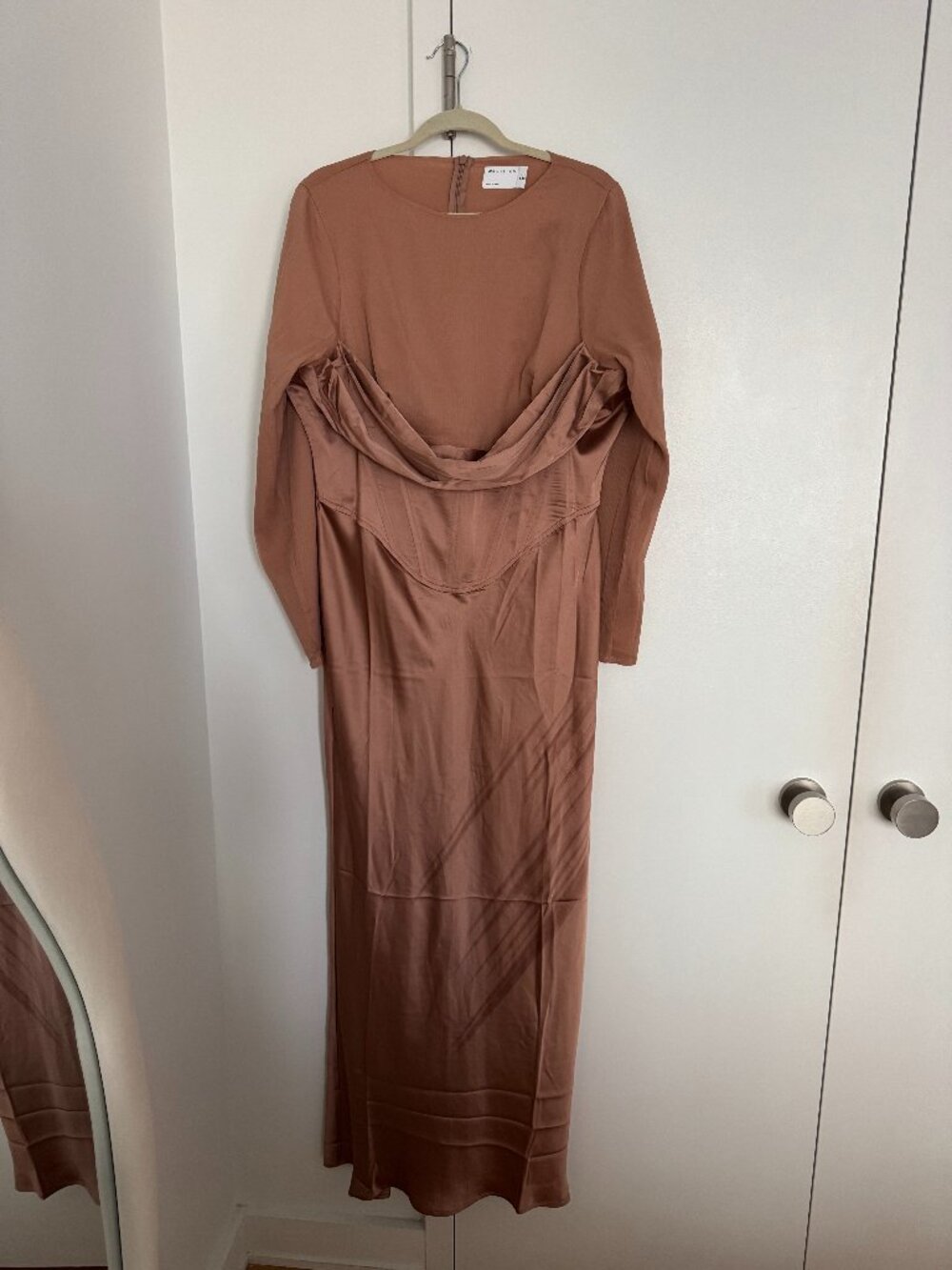 ASOS blush satin dress | BRAND NEW WITH TAGS